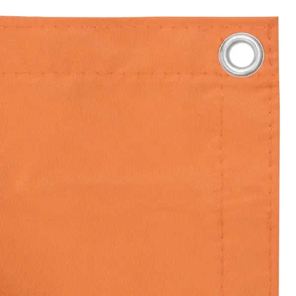 Veekindel rõdusirm privaatsuseks, oranž, 120 x 500 cm, PU-kattega oxford-kangas – 2