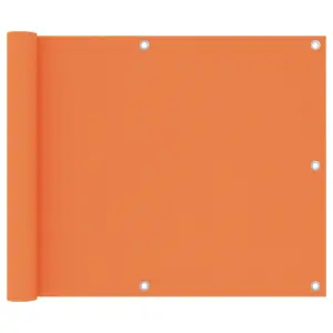 Veekindel rõdusirm UV-kaitsega, oranž, 75 x 300 cm, PU-kattega oxford-kangas
