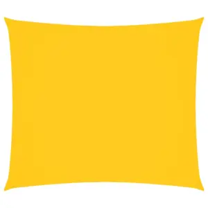 Veekindel UV-kaitsega päikesepuri, ristkülik, 2,5 x 3 m, kollane oxford-kangas