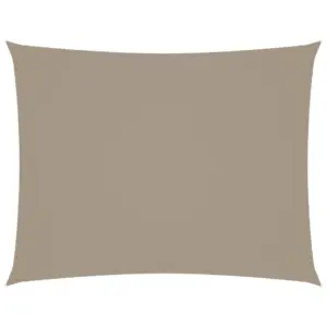 Veekindel UV-kaitsega päikesepuri, oxford-kangas, ristkülik 3 x 4 m, pruunikashall