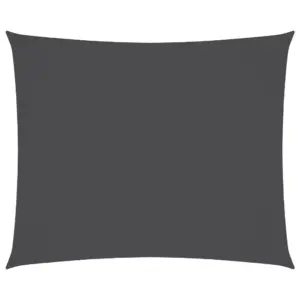 Veekindel ristkülikukujuline päikesepuri, antratsiithall oxford-kangas, 4 x 5 m