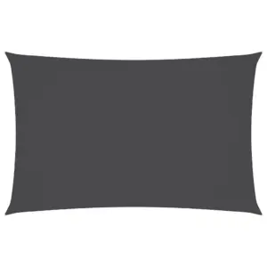 Veekindel ristkülikukujuline päikesepuri oxford-kangast, 5 x 8 m, antratsiithall