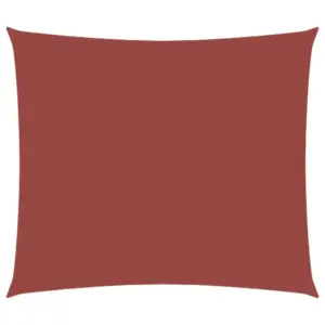 Veekindel ristkülikukujuline päikesepuri terrakota, oxford-kangas, 2,5 x 3 m