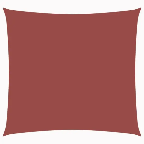 Veekindel UV-kaitsega päikesevarjupuri, terrakota, 4 x 4 m, Oxford-kangas – 2