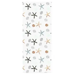 Veekindel duširuloo meremustriga, 90 x 240 cm, kanga laius 86 cm, PEVA