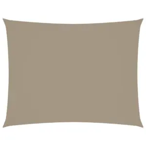 Veekindel oxford-kangast päikesepuri, ristkülik, 3 x 6 m, pruunikashall