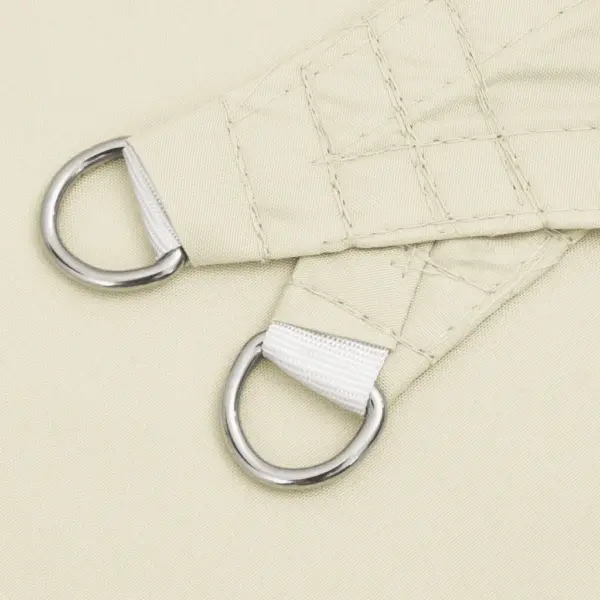 Veekindel ristkülikukujuline päikesepuri UV-kaitsega, kreemjasvalge, 3 x 6 m – 6