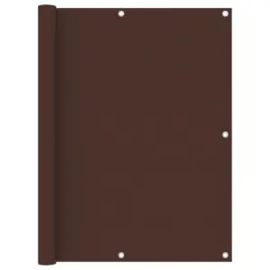 Veekindel rõdukate pruun, PU-kattega oxford-kangas, 120 x 400 cm