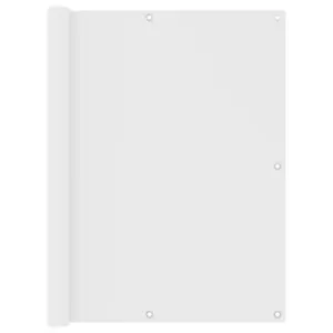 Veekindel rõdusirm UV-kaitsega, valge, 120 x 600 cm, oxford-kangas