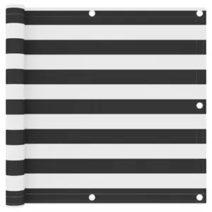 Veekindel rõdusirm UV-kaitsega, antratsiithall-valge, 90 x 400 cm, PU-kattega oxford-kangas