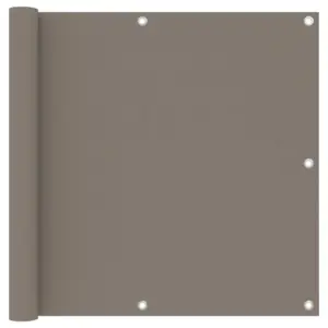 Veekindel rõdusirm pruunikashall, 90 x 600 cm, oxford-kangas