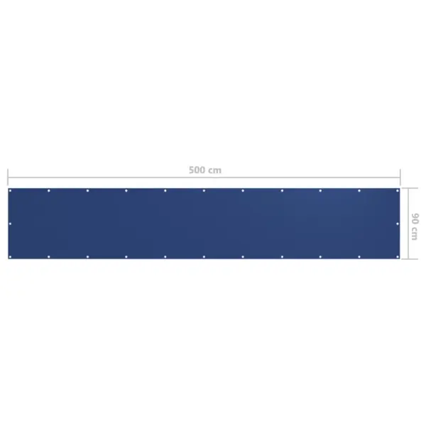 Veekindel rõdusirm UV-kaitsega, sinine PU-kattega oxford-kangas, 90 x 500 cm – 5