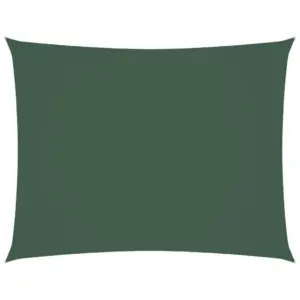 Veekindel ristkülikukujuline päikesepuri, tumeroheline, 3 x 4,5 m, PU-kattega oxford-kangas