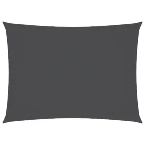 Veekindel ristkülikukujuline päikesepuri oxford-kangast, 2,5 x 4 m, antratsiithall