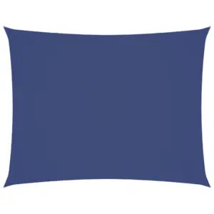 Veekindel UV-kaitsega päikesepuri, ristkülikukujuline sinine oxford-kangas, 3,5 x 4,5 m