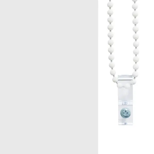 Valge duširuloo PEVA-st, 130 x 240 cm, kanga laius 126 cm – 8