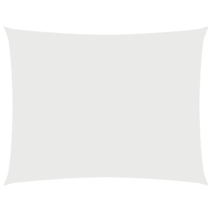 Veekindel oxford-kangast päikesepuri UV-kaitsega, ristkülik, valge, 2 x 3,5 m