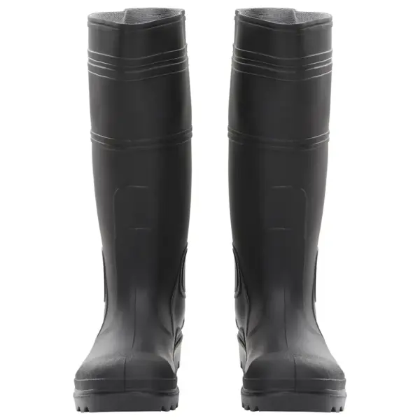 Veekindlad PVC kummikud, mustad, suurus 40, 38 cm – 3