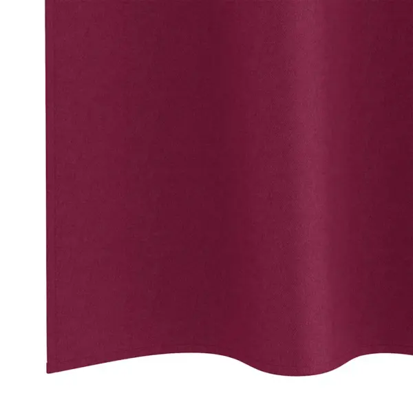 Pimendavad kardinad rõngastega, veinpunane polüester, 2 tk, 225 x 140 cm – 6