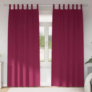 Pimendavad kardinad, veinpunane, 2 tk, 260 x 140 cm, polüester