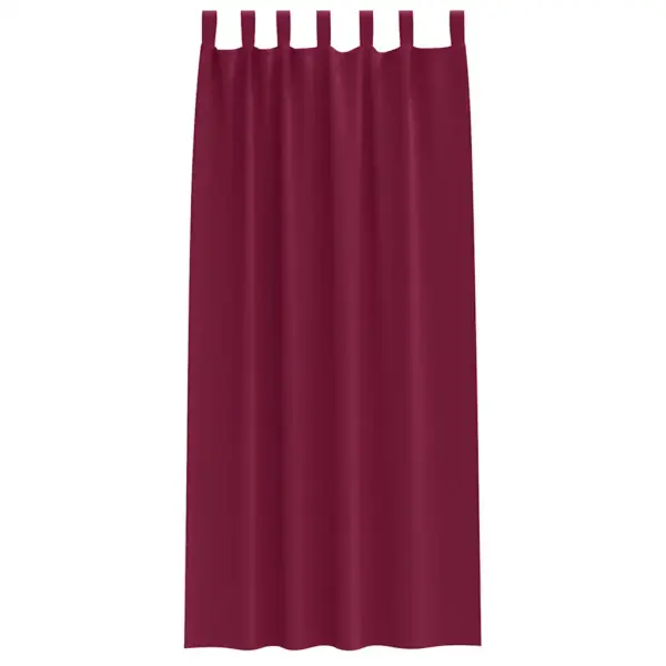 Pimendavad kardinad, veinpunane, 2 tk, 260 x 140 cm, polüester – 4