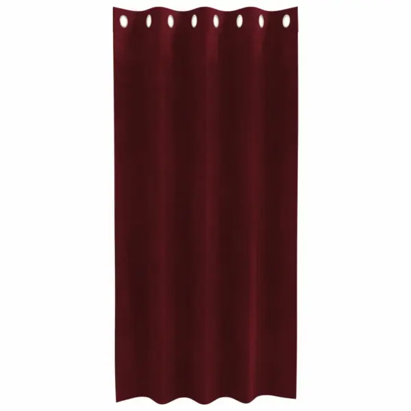 Pimendavad sametkardinad, veinpunane, 2 tk, 140 x 175 cm – 4