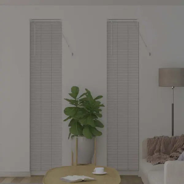 Veneetsia alumiiniumruloo, valge, 220 x 50 cm – 3