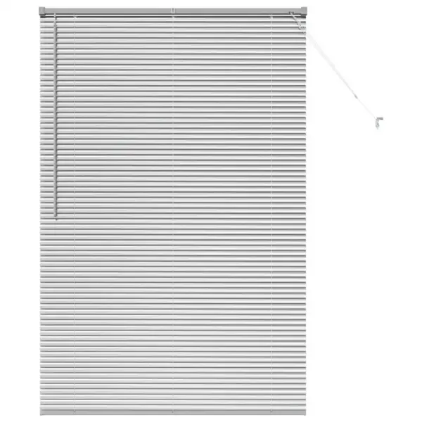 Hõbedane Veneetsia alumiiniumruloo, 175 x 120 cm, siseruumidesse – 2