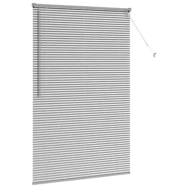 Hõbedane Veneetsia alumiiniumruloo, 175 x 120 cm, siseruumidesse – 5