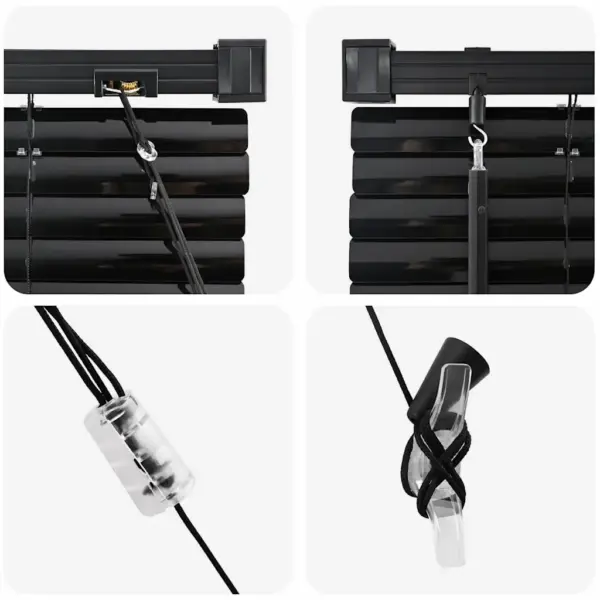 Veneetsia alumiiniumruloo, must, 130 x 110 cm – 8