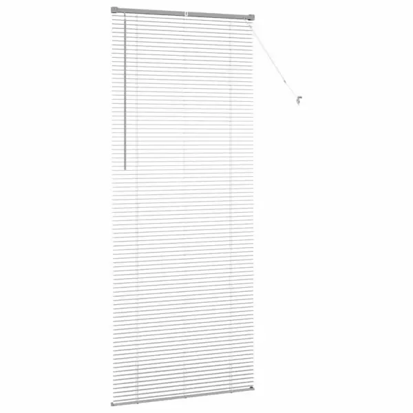 Alumiiniumist Veneetsia ribakardin, hõbedane, 220 x 85 cm – 6