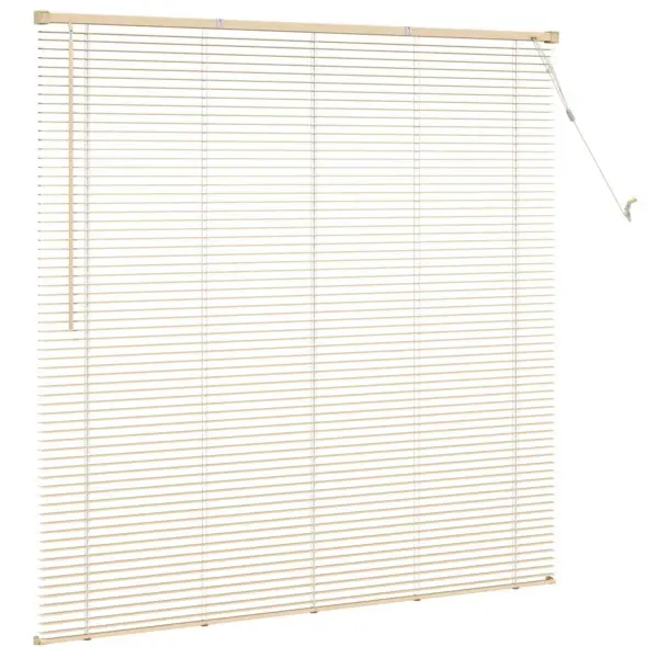 Reguleeritav Veneetsia ruloo, helepruun mustriga PVC, 150 x 150 cm – 5