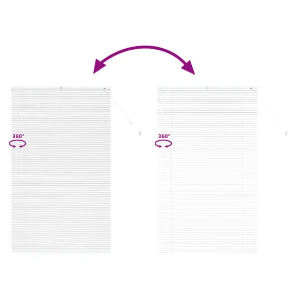 Veneetsia ruloo valge alumiinium 175 x 100 cm, siseruumidesse – 11