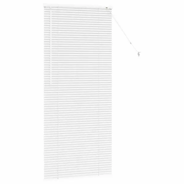 Valge alumiiniumist Veneetsia ruloo, 175 x 70 cm - 5