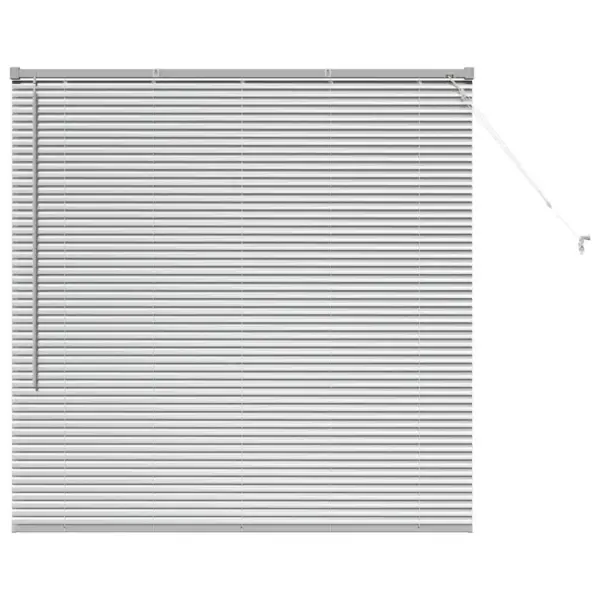 Veneetsia ruloo, hõbedane alumiinium, 130 x 135 cm – 2
