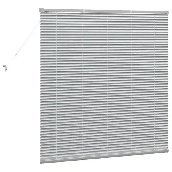 Veneetsia ruloo, hõbedane alumiinium, 130 x 135 cm – 7
