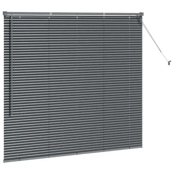 Alumiiniumist Veneetsia ruloo, tumehall, 130 x 140 cm - 5