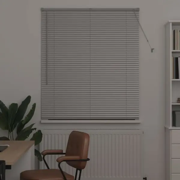 Veneetsia ruloo, hõbedane alumiinium, 130 x 120 cm – 3