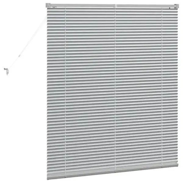 Veneetsia ruloo, hõbedane alumiinium, 130 x 120 cm – 7