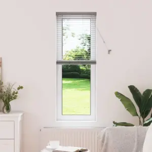 Veneetsia ruloo, hõbedane alumiinium, 130 x 50 cm