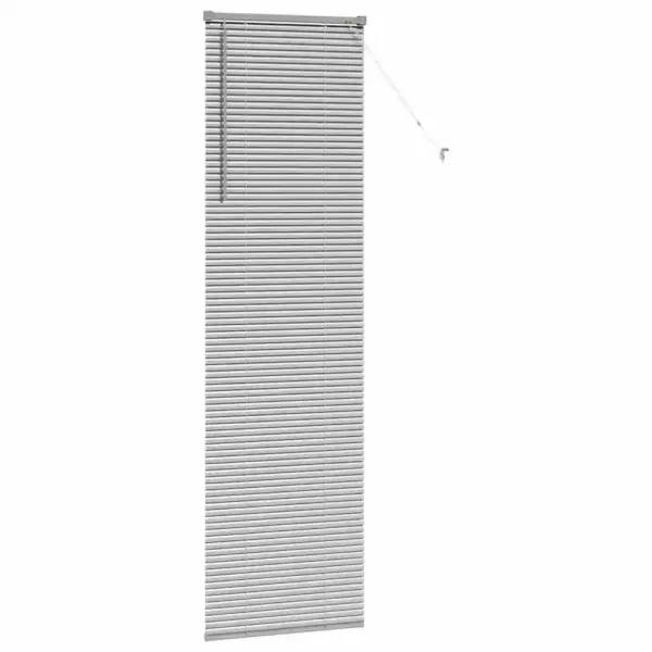 Veneetsia ruloo, hõbedane alumiinium, 220 x 65 cm – 5