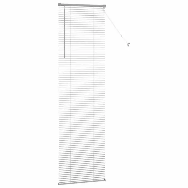Veneetsia ruloo, hõbedane alumiinium, 220 x 65 cm – 6
