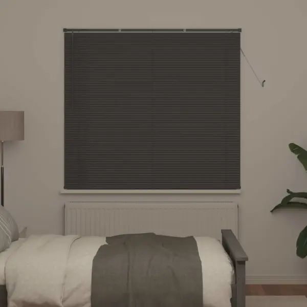 Reguleeritav Veneetsia ruloo, hõbehall PVC, 150 x 140 cm – 3