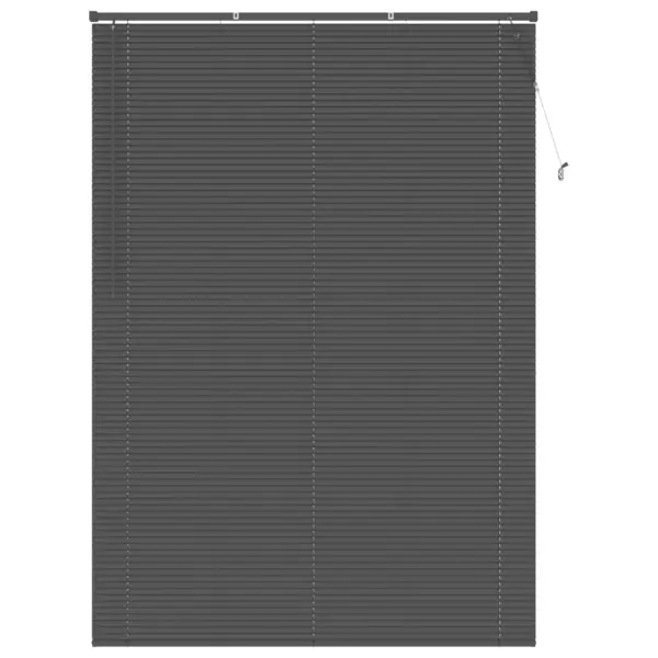 Reguleeritav Veneetsia ruloo, hõbehall PVC, 213 x 130 cm – 2