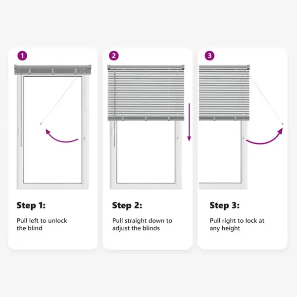 Must alumiiniumist Veneetsia ruloo, 130 x 100 cm – 13