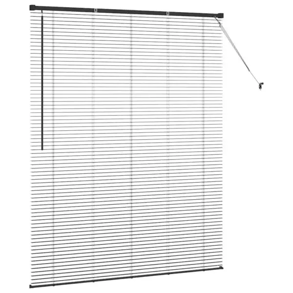 Veneetsia ruloo, must alumiinium, 175 x 140 cm – 6