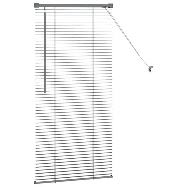 Alumiiniumist Veneetsia ruloo, tumehall, 130 x 55 cm – 6