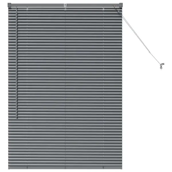 Veneetsia ruloo, tumehall alumiinium, 130 x 90 cm - 2