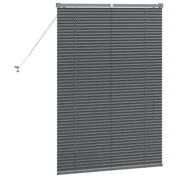 Veneetsia ruloo, tumehall alumiinium, 130 x 90 cm - 7