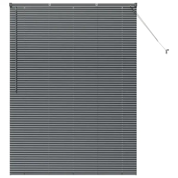 Veneetsia ruloo, tumehall alumiinium, 175 x 135 cm – 2